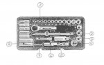 Proxxon 23306 3/8 28 Piece Socket Set Spare Parts